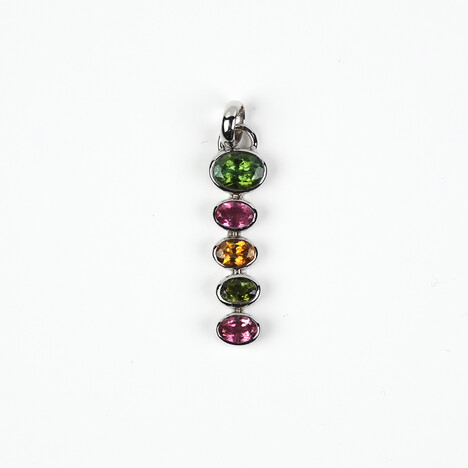 Pendentif en argent et Tourmaline
