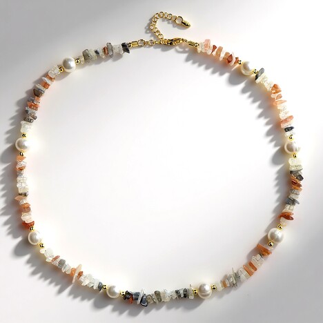 Collana in argento con Pietra di Luna (Riya)