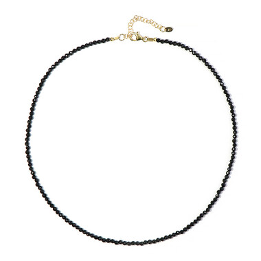 Collana in argento con Spinello Nero