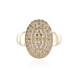 9K I2 Brown Diamond Gold Ring