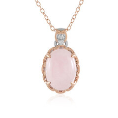 Collier en argent et Morganite du Brésil (Gems en Vogue)