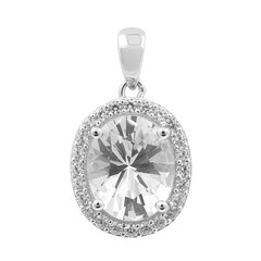 Colgante en plata con Danburita