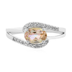 Luna-Quarz-Silberring