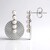 Orecchini in argento con Perla d'Acqua Dolce Argentata (MONOSONO COLLECTION)