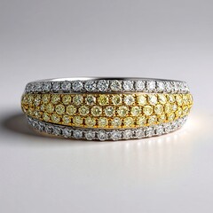 Bague en or et Diamant SI2 jaune (CIRARI)