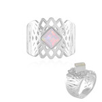 AAA Welo Opal Silver Ring (de Melo Essence)