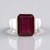 Anello in argento con Rubino del Madagascar (de Melo Essence)
