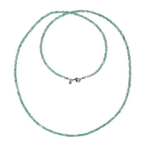 Collana in argento con Amazzonite