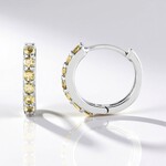 Orecchini in argento con Scapolite