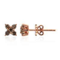 Orecchini in oro con Diamante Rose de France SI1 di Argyle
