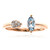 AAA-Brasilianischer Aquamarin-Goldring (CIRARI)