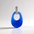 Ciondolo in argento con Onice Blu