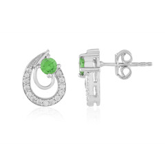 Lemshuku-Tsavorit-Silberohrringe