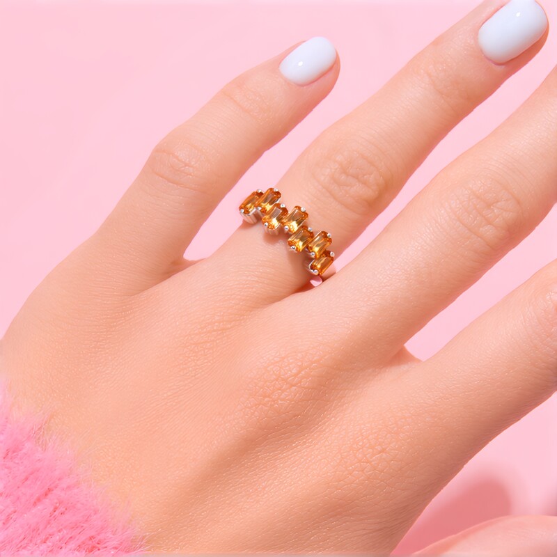 Tepetate-Topas-Silberring