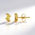 Orecchini in argento con Diamante Giallo I2
