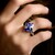 Bague en argent et Tanzanite