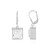 Pendientes en plata con Cuarzo blanco (MONOSONO COLLECTION)