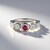 Anello in argento con Tormalina Rosa