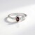 Anello in argento con Zircone Rosa