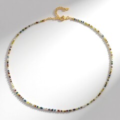 Collana in argento con Diamante Fancy