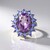 Anello in argento con Ametista Rose de France