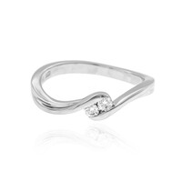 Lupenreiner (F) Brillant-Platinring (LUCENT DIAMONDS)