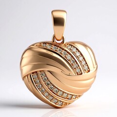 Ciondolo in argento con Diamante Argyle Rose de France I1