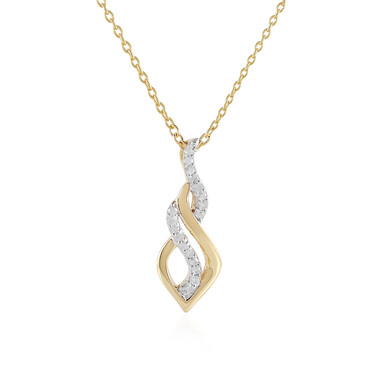 I3 (J) Diamant-Silberhalskette