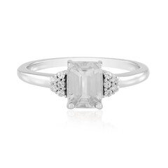 Zilveren ring met een zirkoon