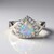 Anello in argento con Opale di Welo