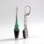 Orecchini in argento con Spinello Nero (KM by Juwelo)