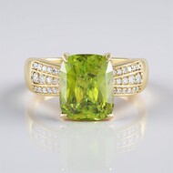 Gouden ring met een Sfeen (AMAYANI)