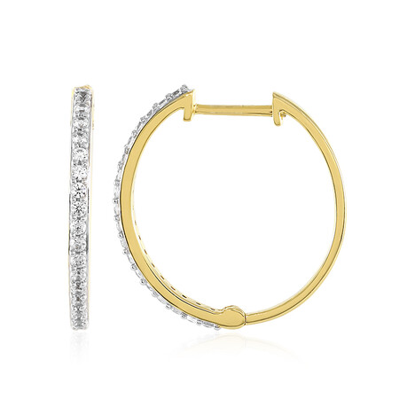 Zilveren oorbellen met zirkonen