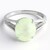 Anello in argento con Prehnite