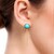 Boucles d'oreilles en argent et Turquoise Sleeping Beauty