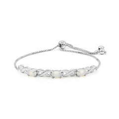 Bracelet en argent et Opale Welo