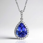 Collana in oro con Tanzanite AAA (CIRARI)