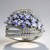 Anello in argento con Tanzanite