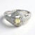 Anello in argento con Danburite Giallo Neon