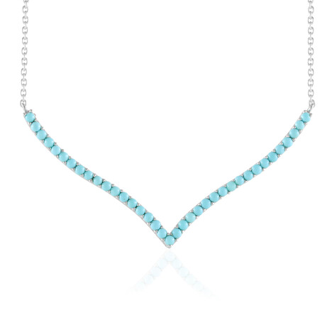 Sleeping Beauty-Türkis-Silbercollier (Faszination Türkis)