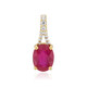 Pendentif en argent et Rubis de Bemainty
