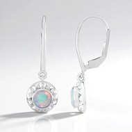 AAA Welo Opal Silver Earrings (de Melo Essence)