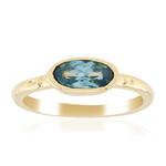 Anillo en plata con Topacio azul suizo (Jones Lee)
