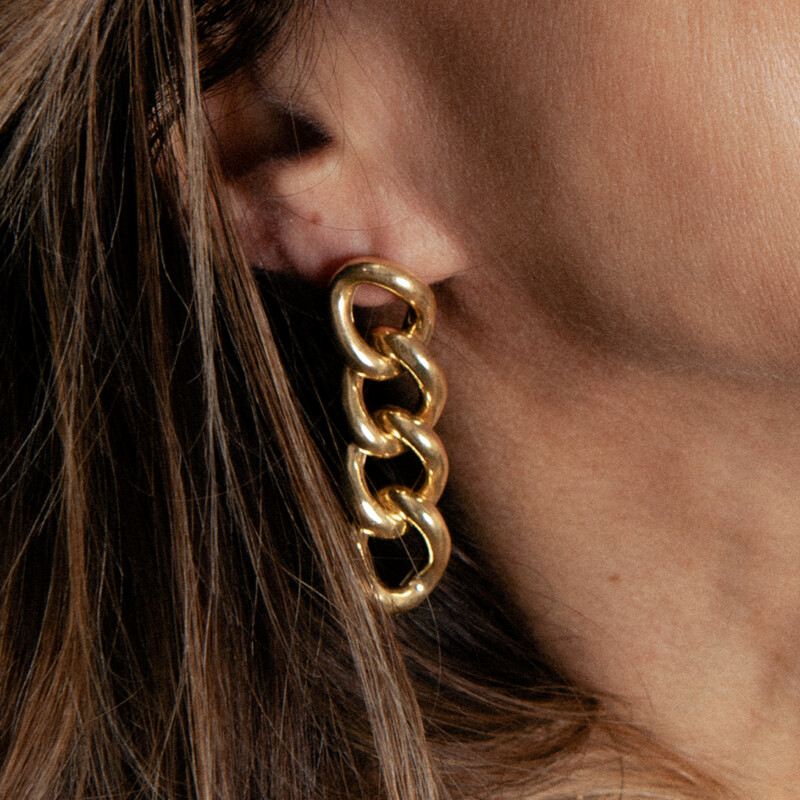 Pendientes en plata (M de Luca)