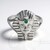Anello in argento con Smeraldo Brasiliano