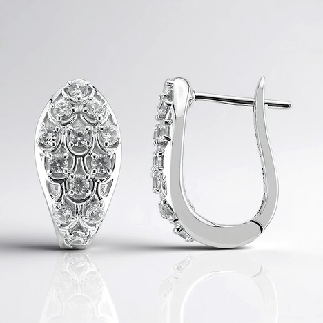 Orecchini in argento con Zircone (Remy Rotenier)