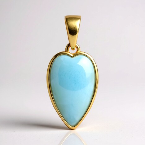 Ciondolo in argento con Larimar