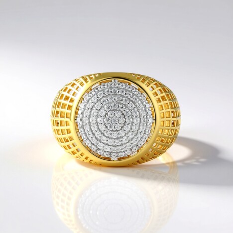 Anello in argento con Zircone (Ornaments by de Melo)