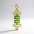 Ciondolo in argento con Diopside Russo (Adela Silber)