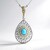 Collana in argento con Turchese Sleeping Beauty (Dallas Prince Designs)